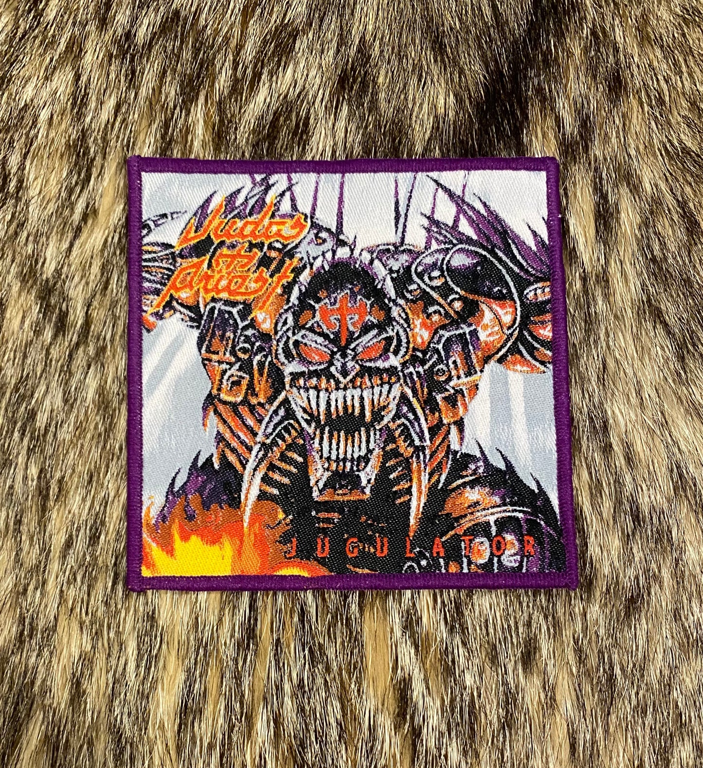Judas Priest - Jugulator Purple Border Patch