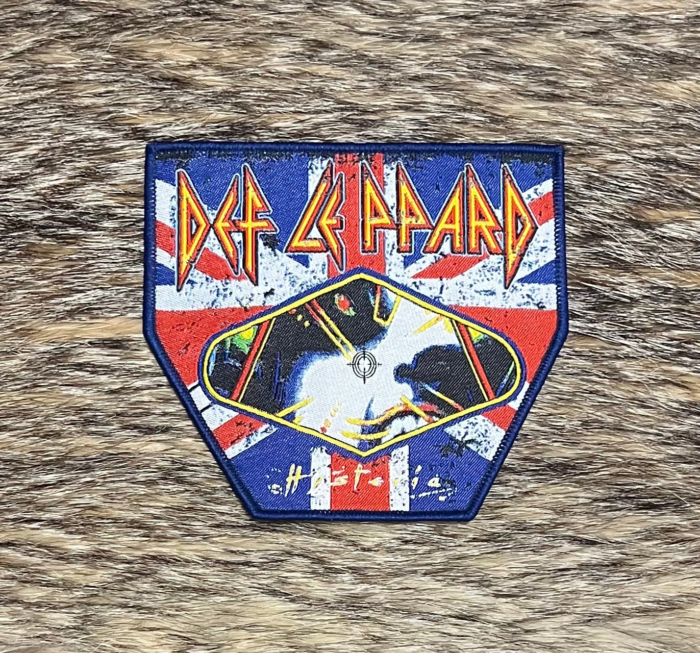 Def Leppard - Hysteria Blue Border Patch