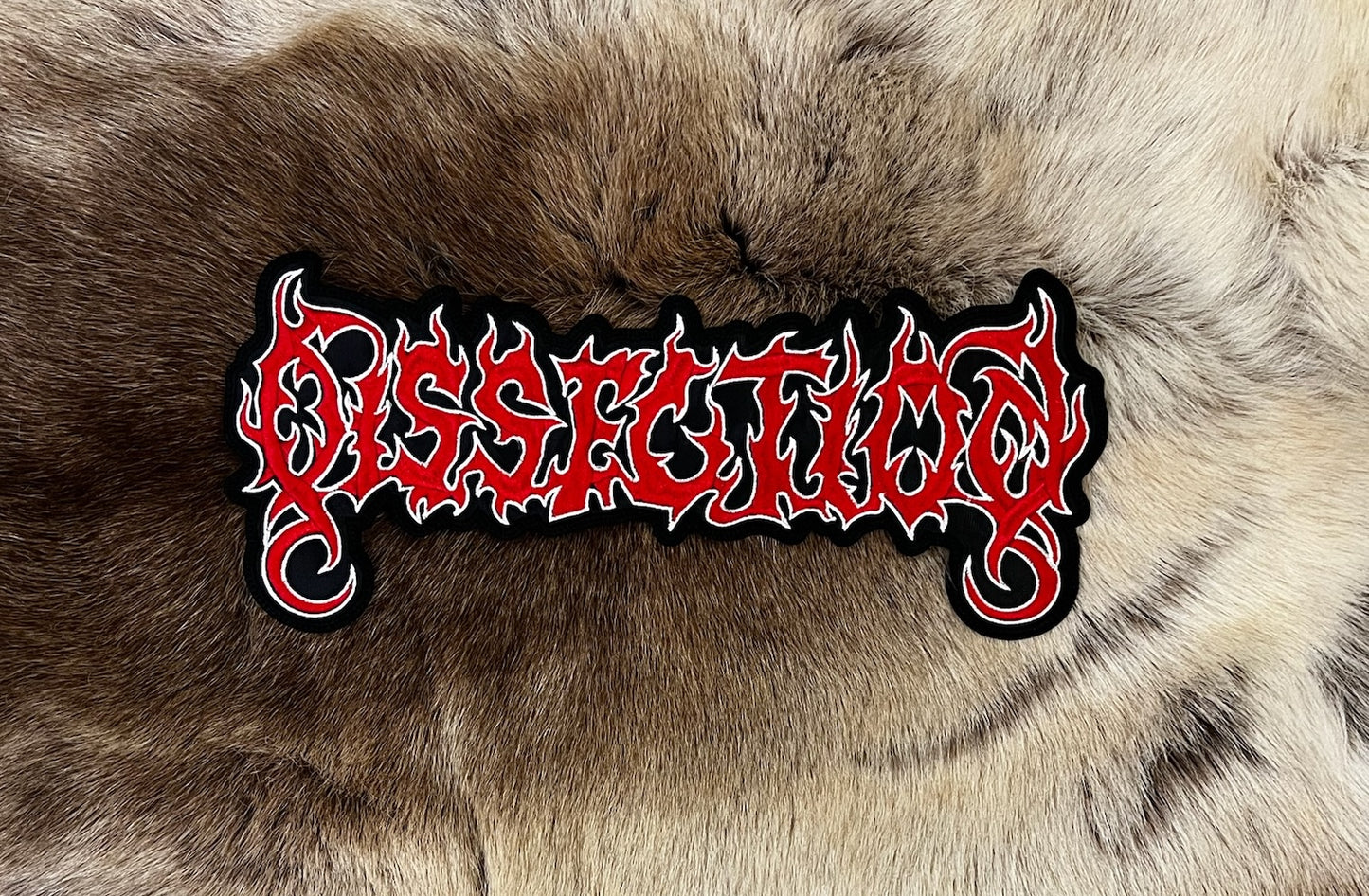 Dissection - Cut Out Logo Large Patch