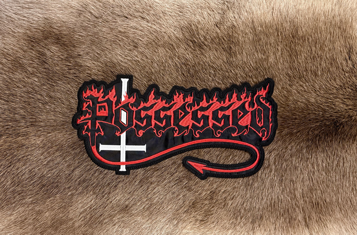 Possessed - Cut Out Logo Large Patch