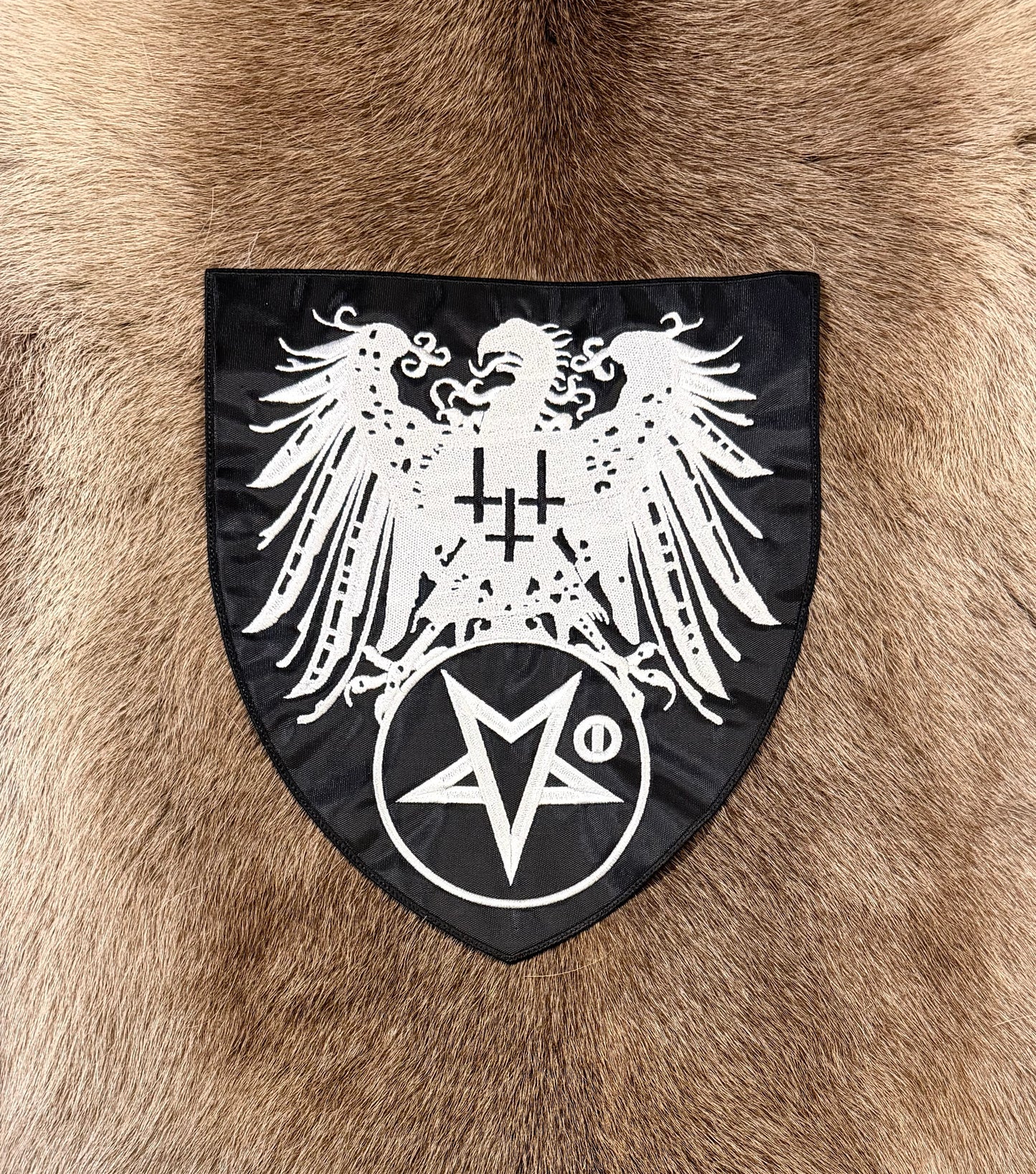 Satanic Warmaster - Black Metal Commando Shield Large Patch