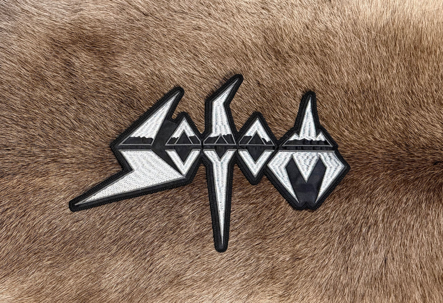 Sodom - Silver Logo Large Patch