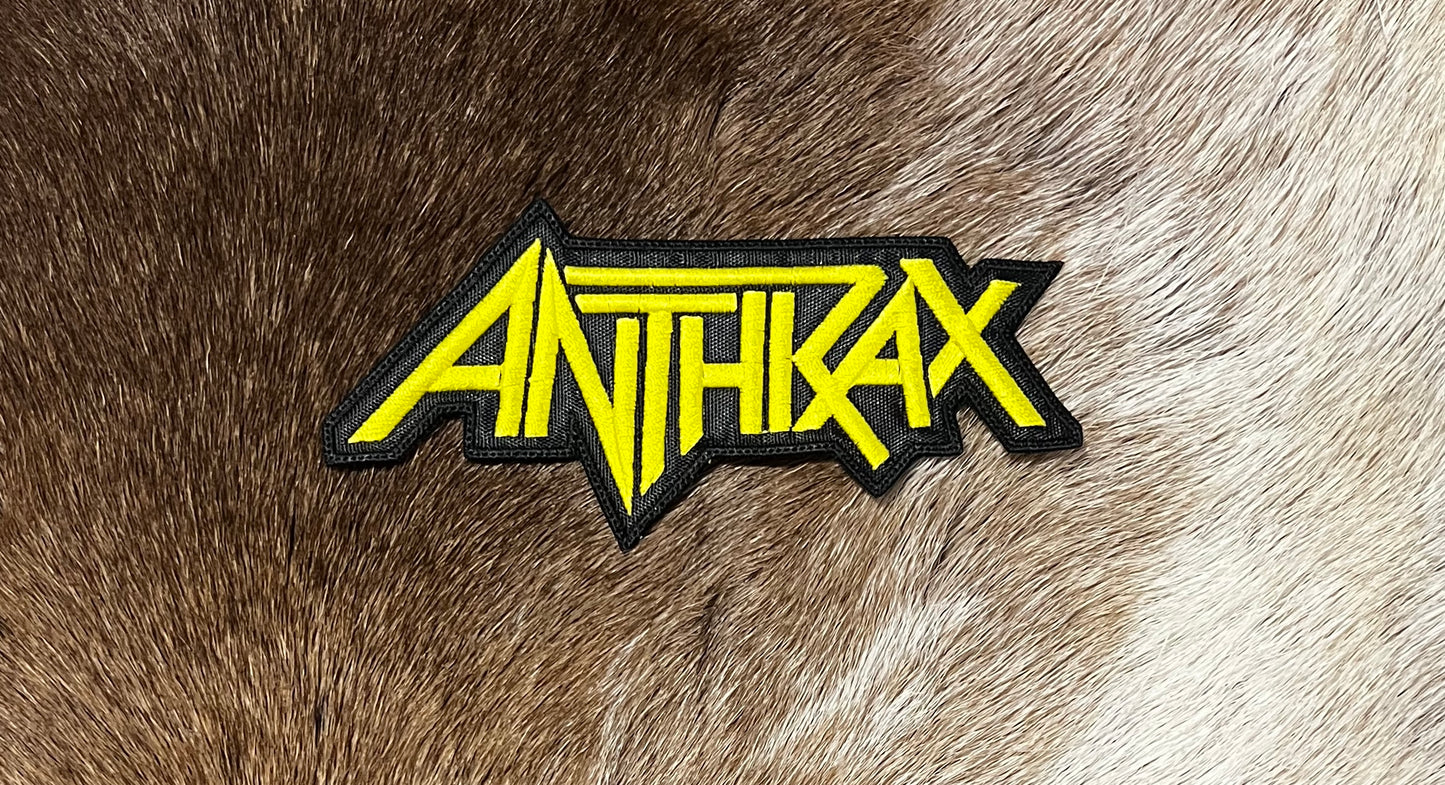Anthrax - Yellow Cut Out Logo Patch
