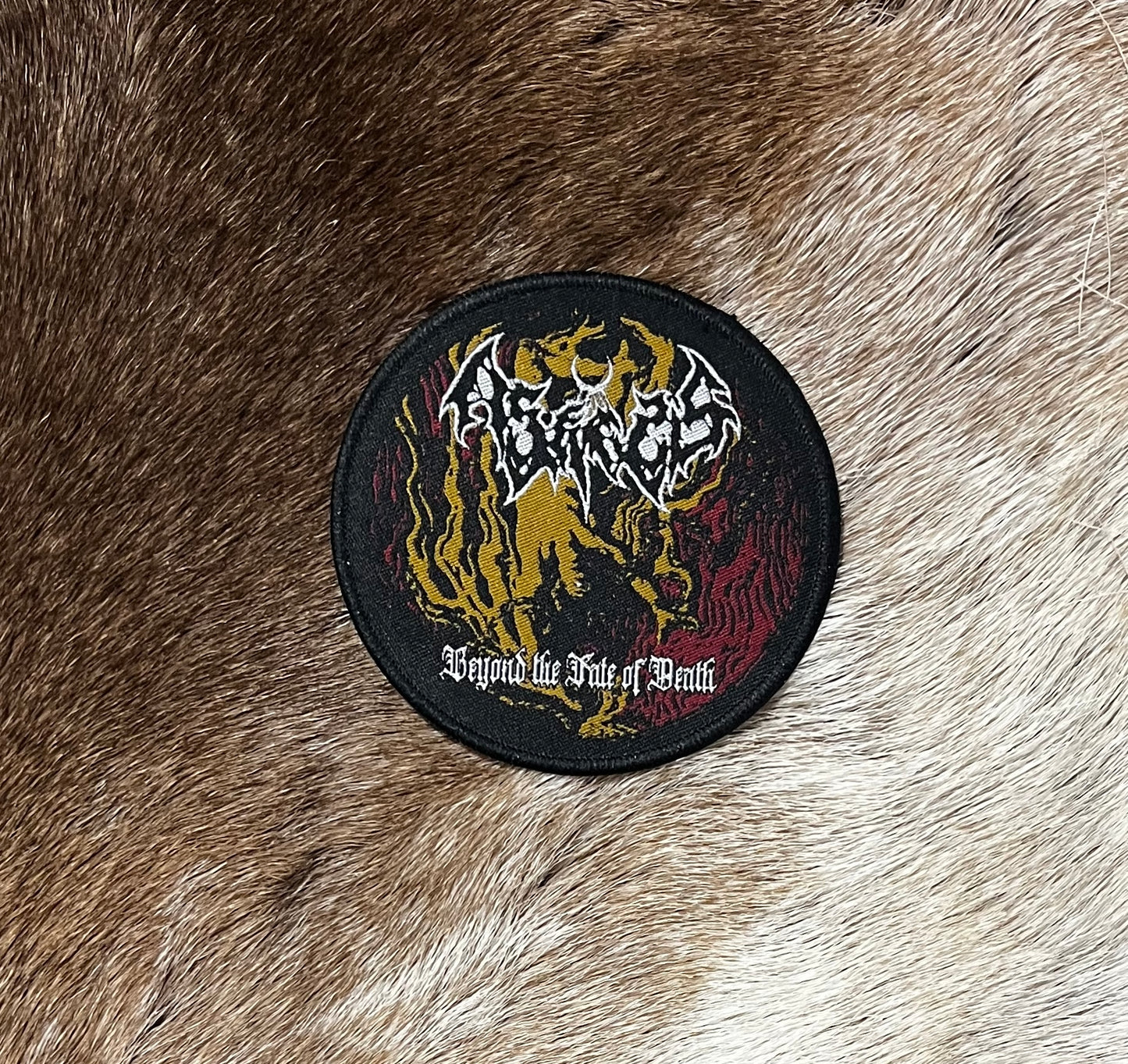 Askesis - Beyond The Fate Of Death Circular Patch