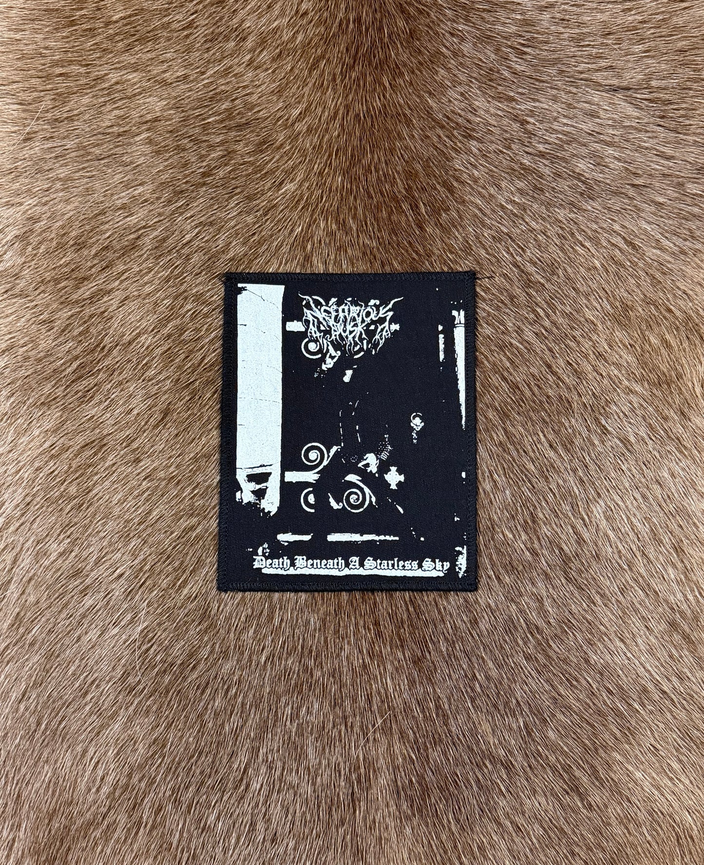 Nefarious Dusk - Death Beneath A Starless Sky Printed Patch