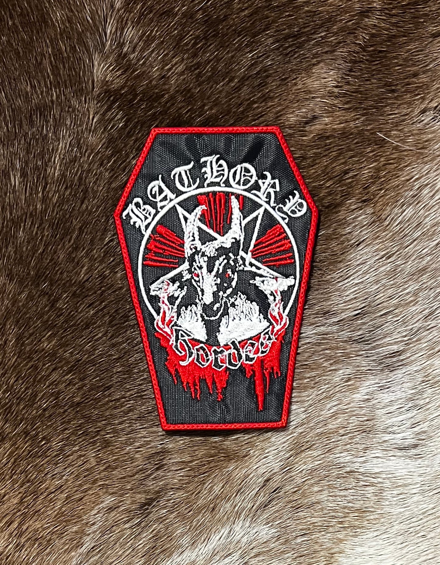 Bathory - Hordes Coffin Patch