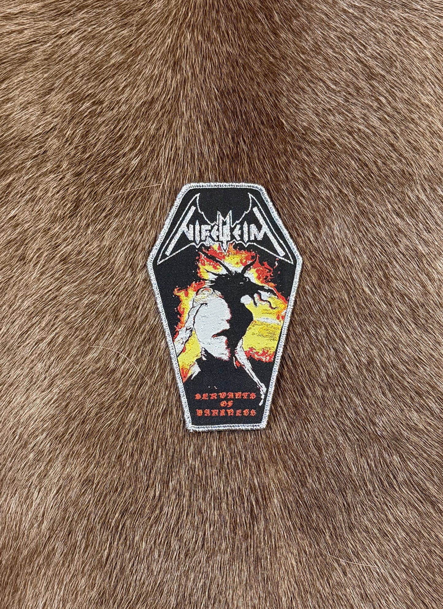 Nifelheim - Servants Of Darkness Coffin Patch