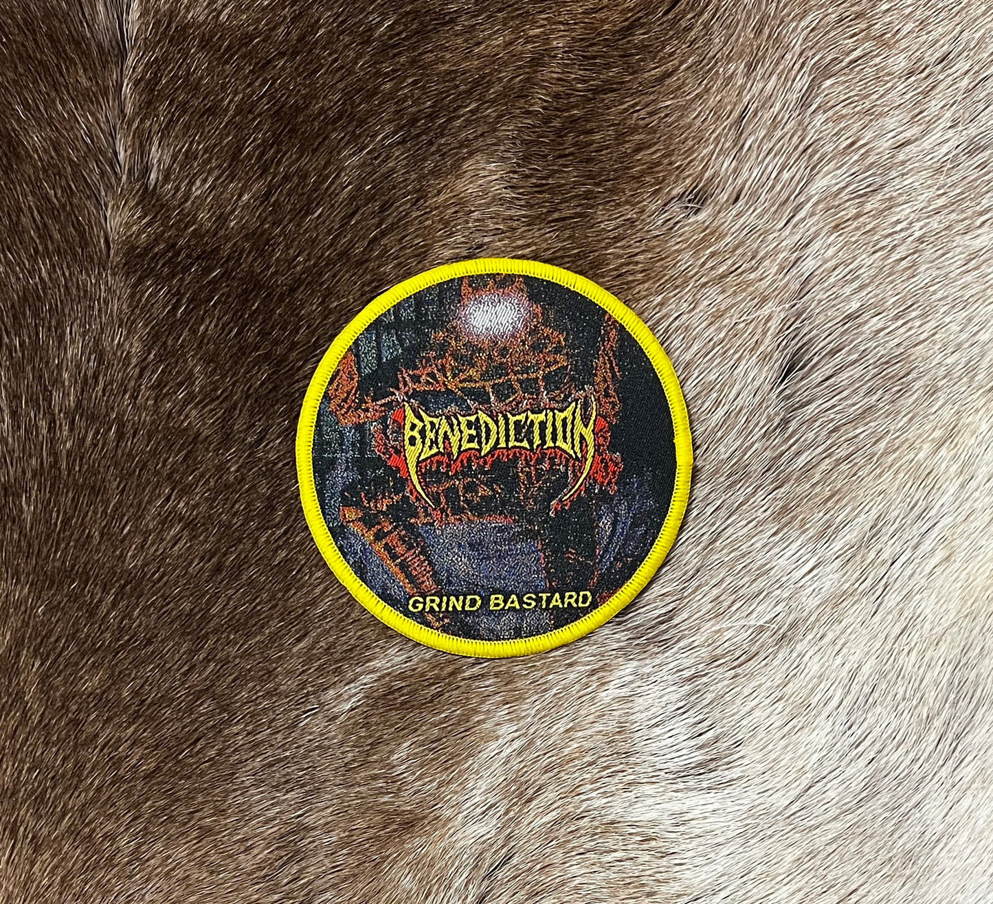 Benediction - Grind Bastard Patch