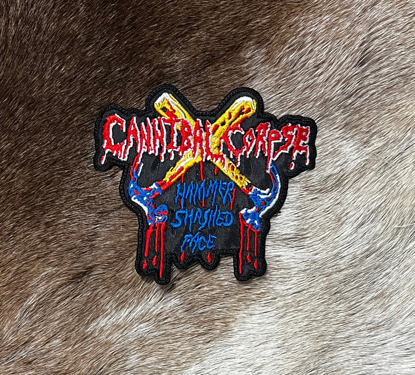 Cannibal Corpse - Hammer Smashed Face Cut Out Patch