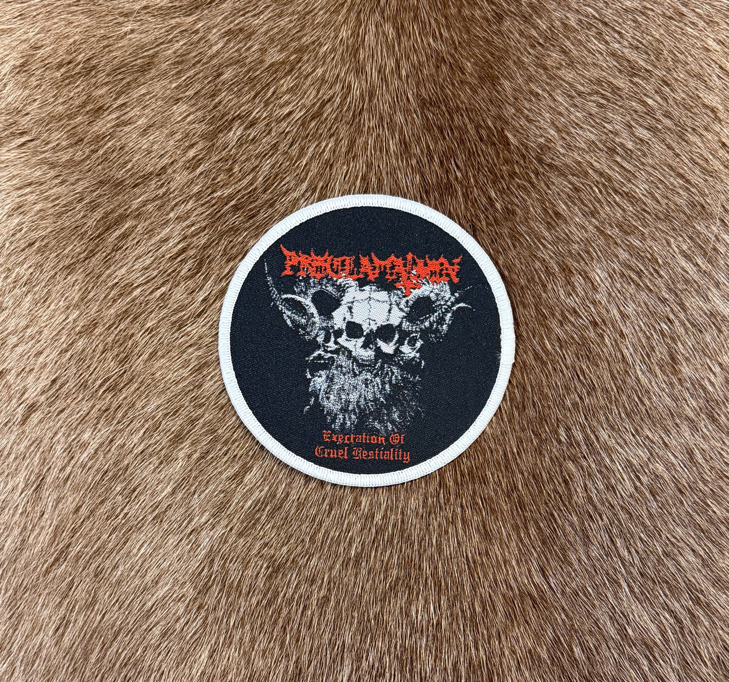 Proclamation - Execration Of Cruel Bestiality Circular Patch