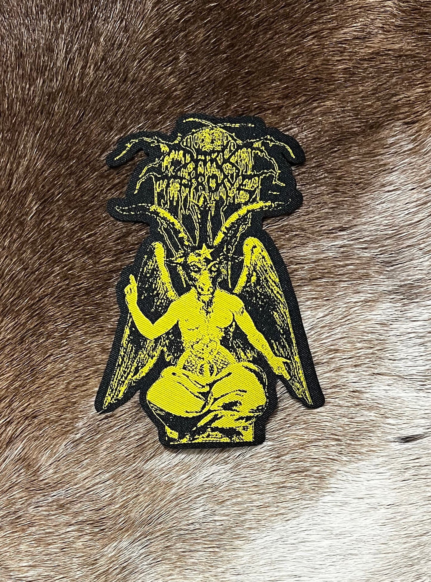 Darkthrone - Baphomet Cut Out Patch