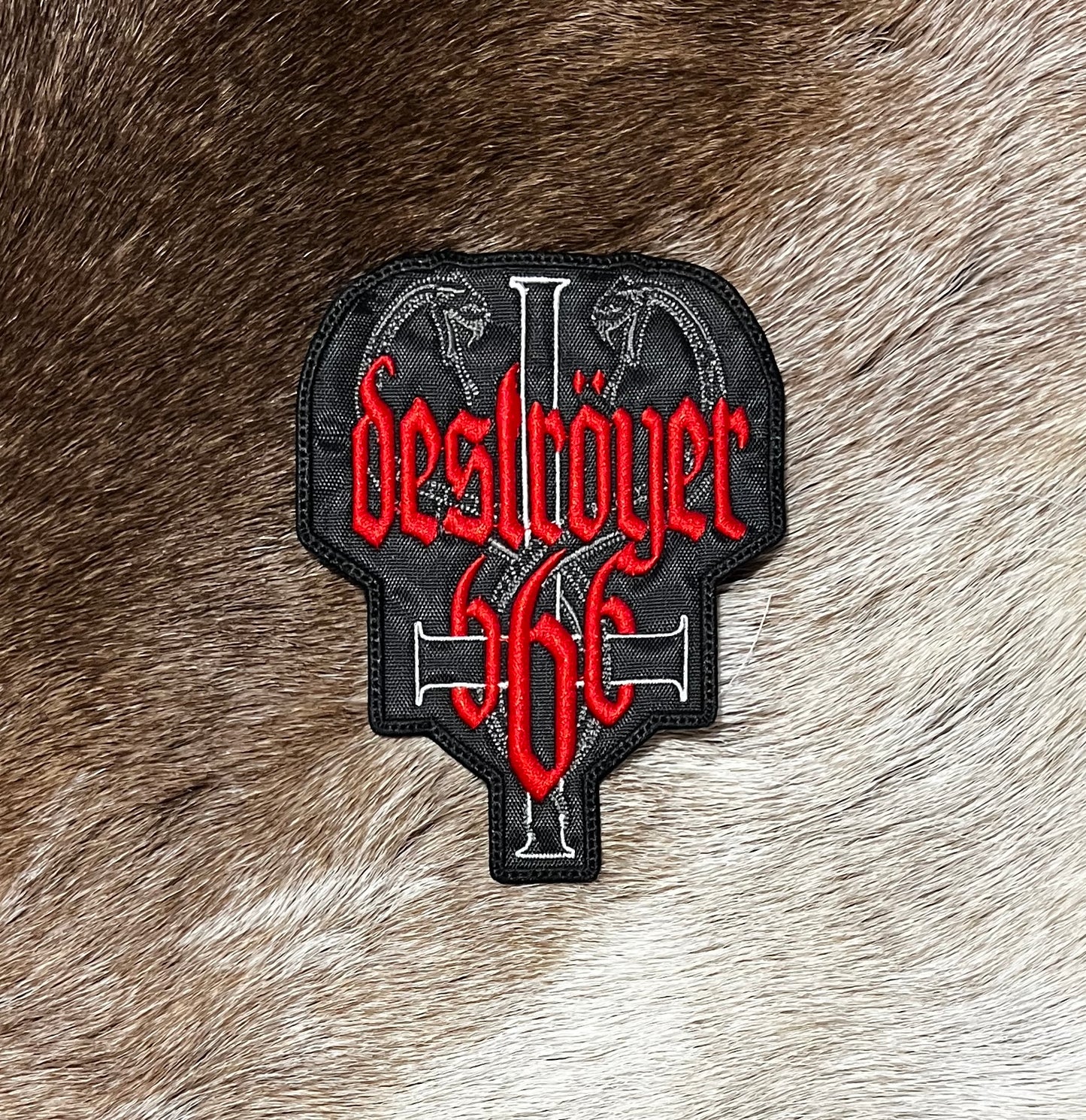 Destroyer 666 - Inverted Cross Patch