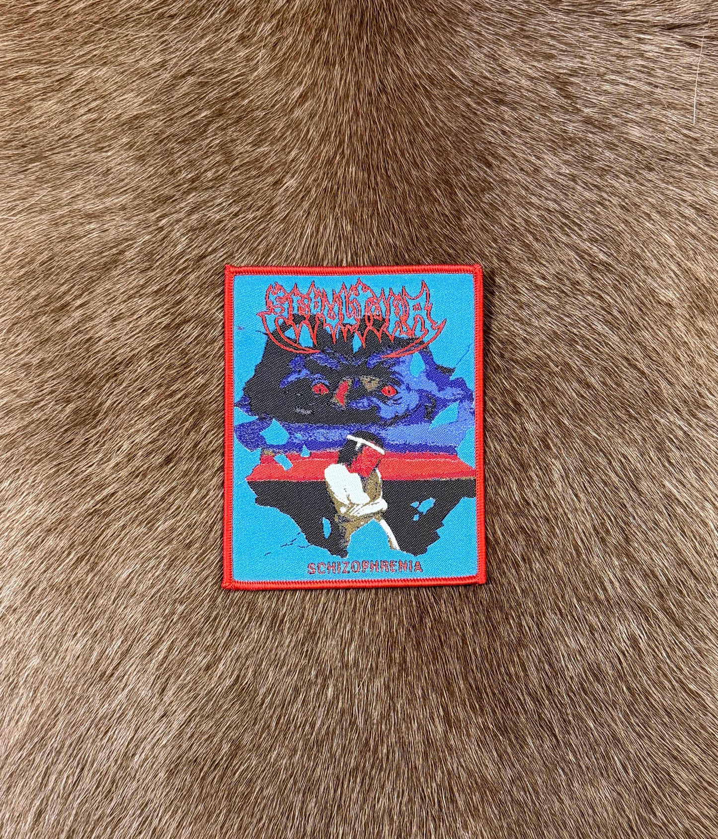 Sepultura - Schizophrenia Red Logo Patch