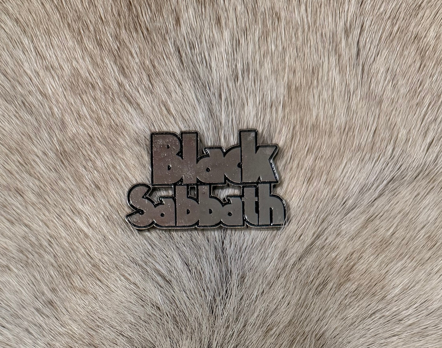 Black Sabbath - Silver Logo Metal Pin