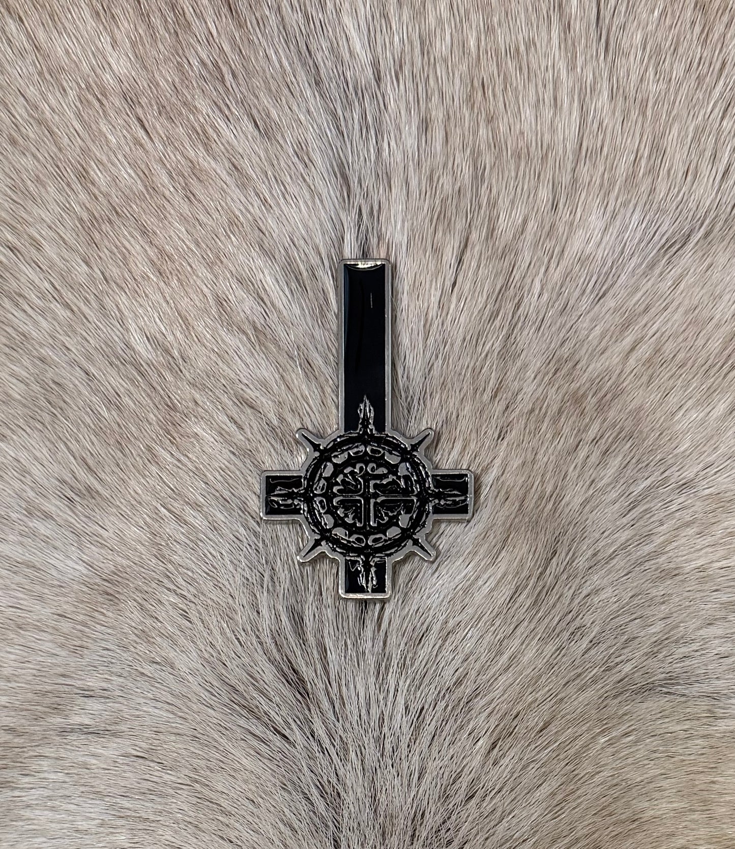 Carpathian Forest - Logo On Inverted Cross Metal Pin