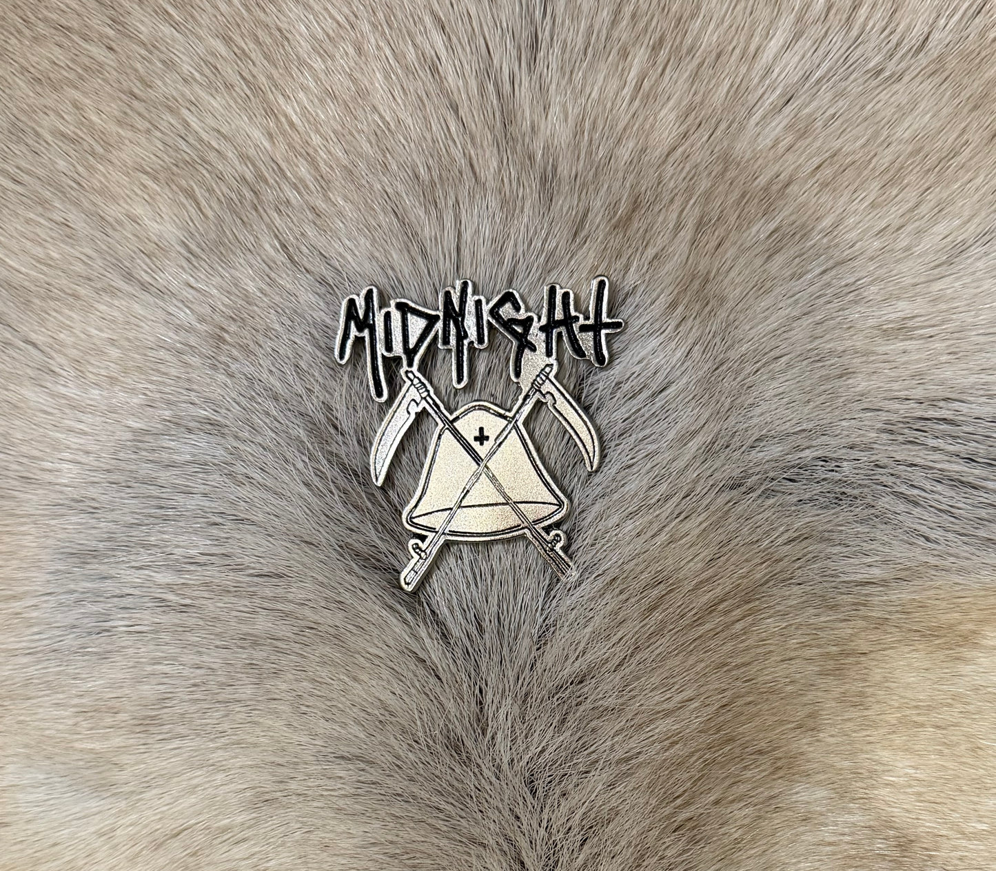 Midnight - Unholy and Rotten Metal Pin