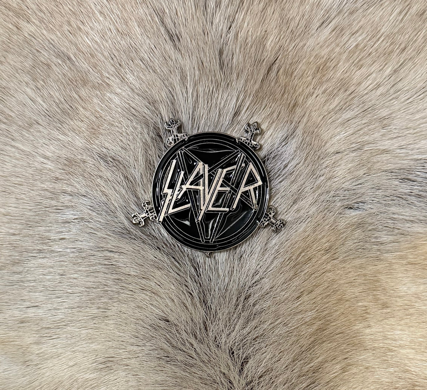 Slayer - Pentagram Logo Metal Pin