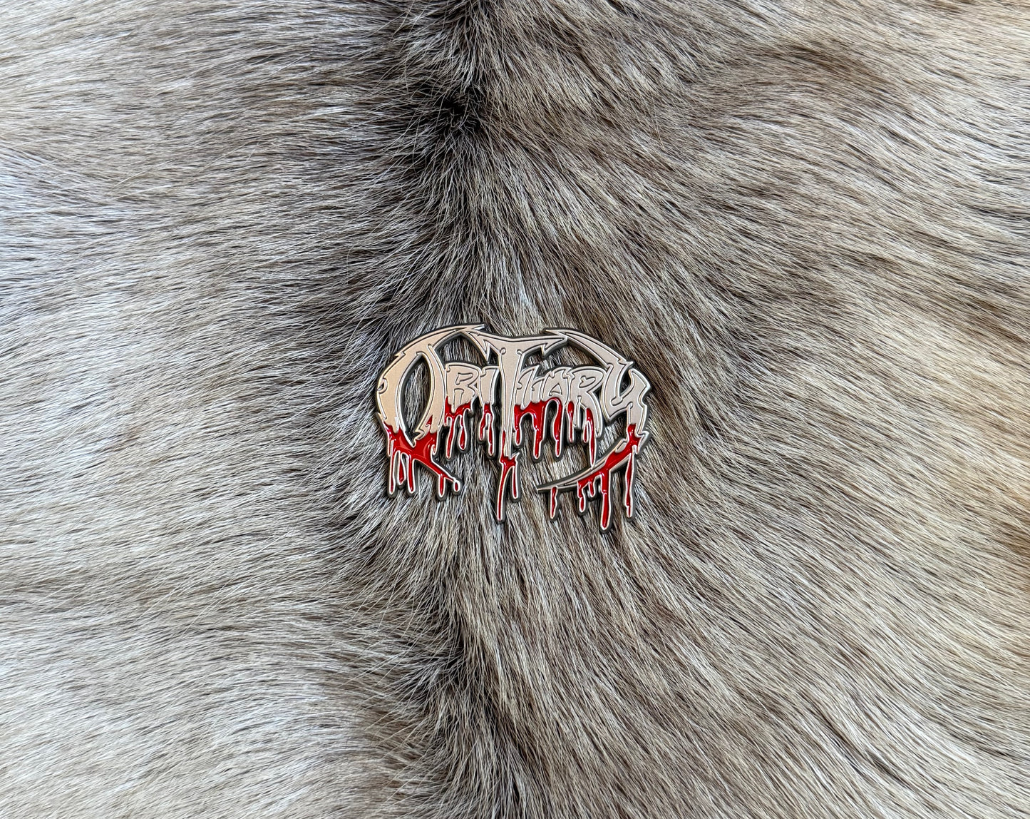 Obituary - Bloody Logo Metal Pin
