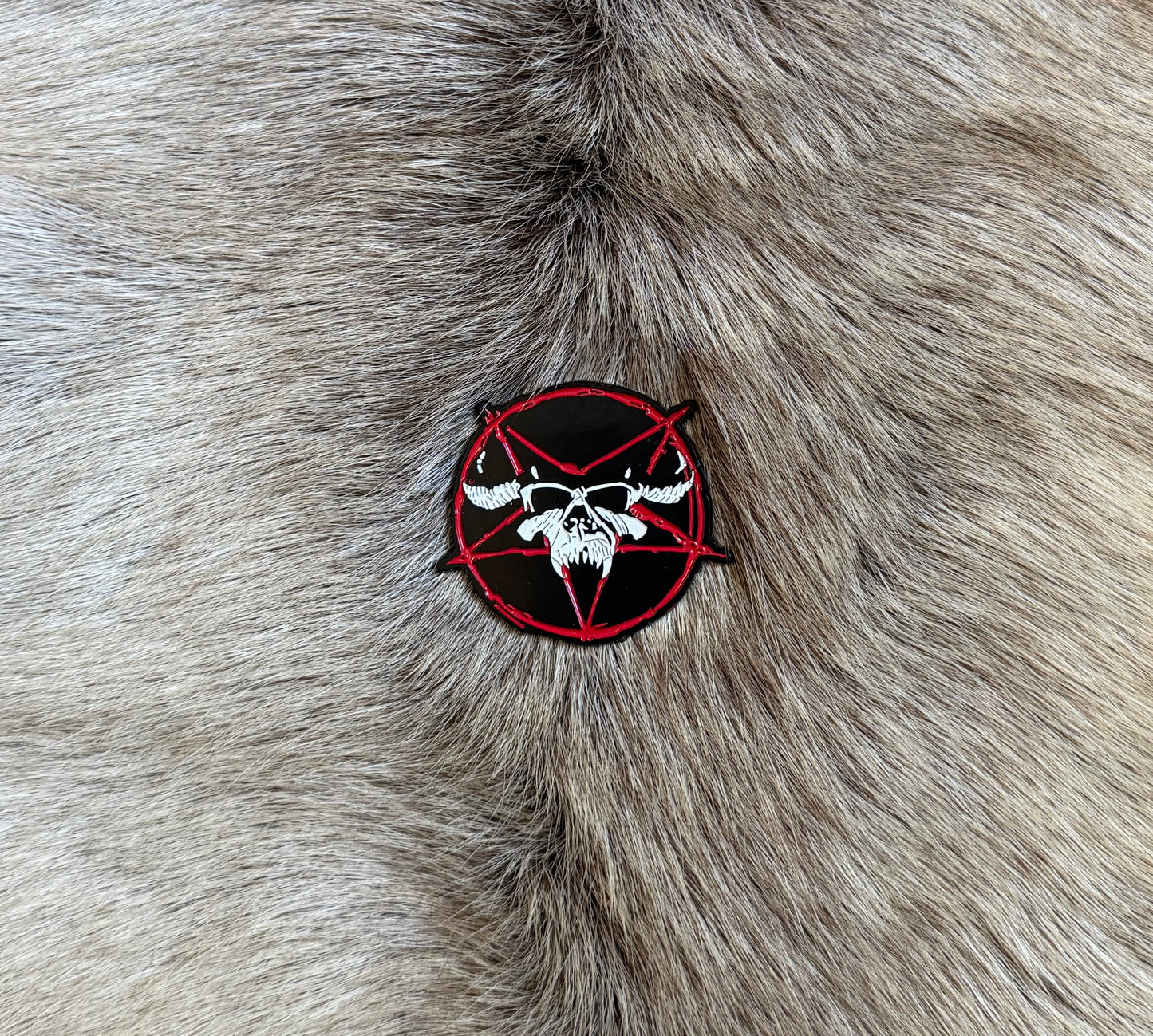 Danzig - Skull & Pentagram Metal Pin