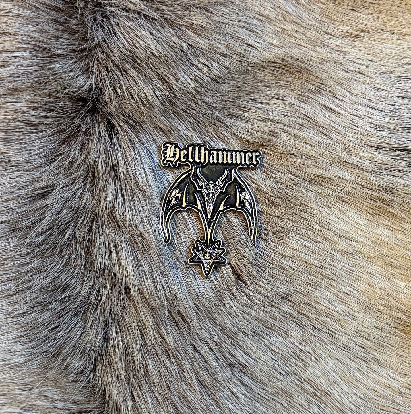Hellhammer - Satanic Rites Metal Pin
