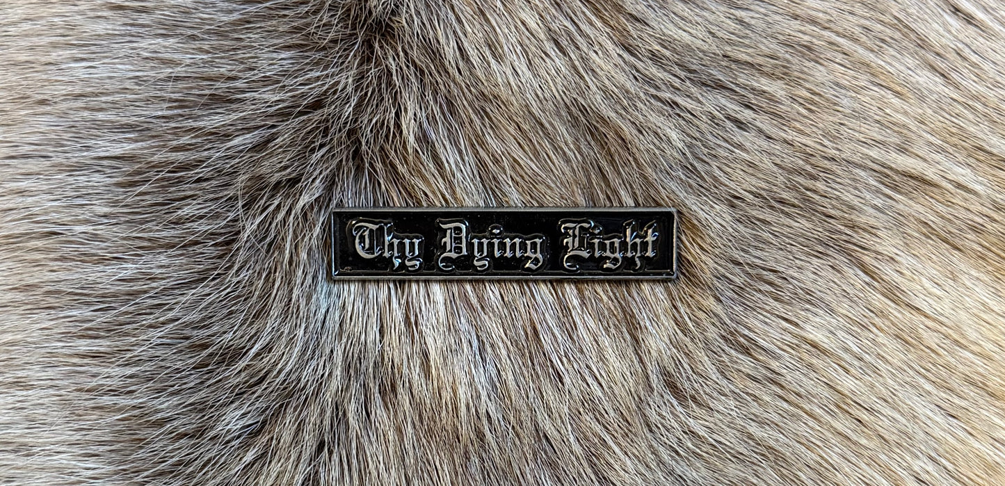 Thy Dying Light - Logo Black Background Metal Pin