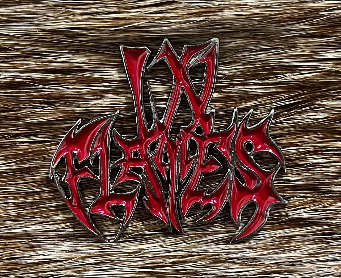 In Flames - Jester Race Logo Pin