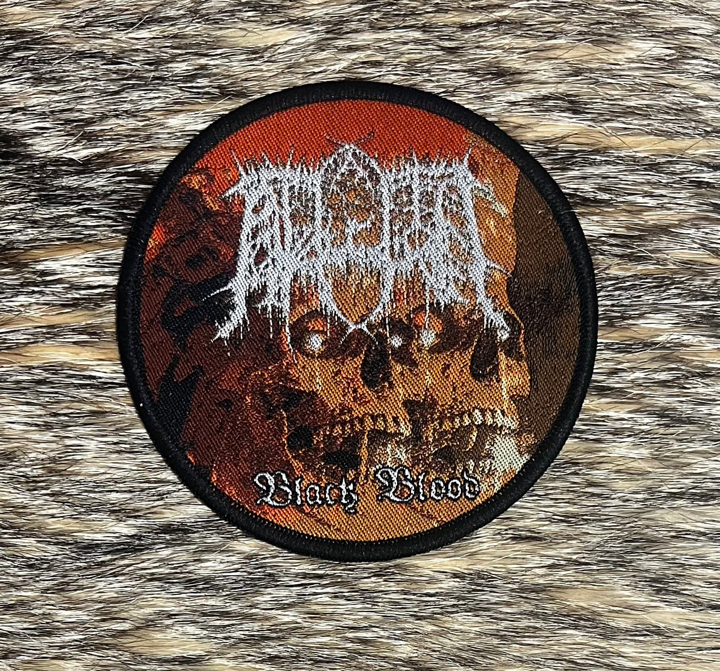 Abduction - Black Blood Circular Patch