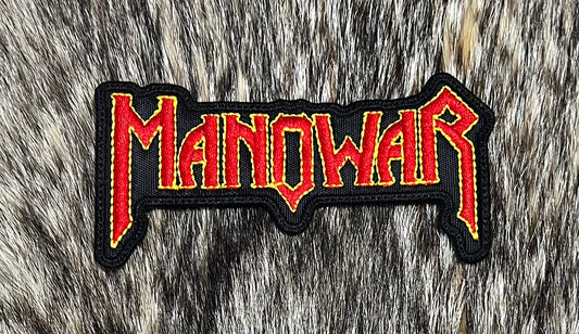 Manowar - Cut Out Logo Patch