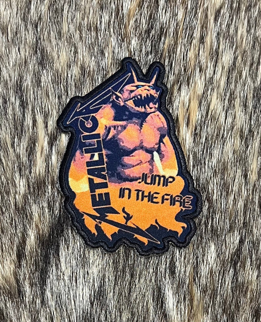 Metallica - Jump In The Fire Cut Out Patch