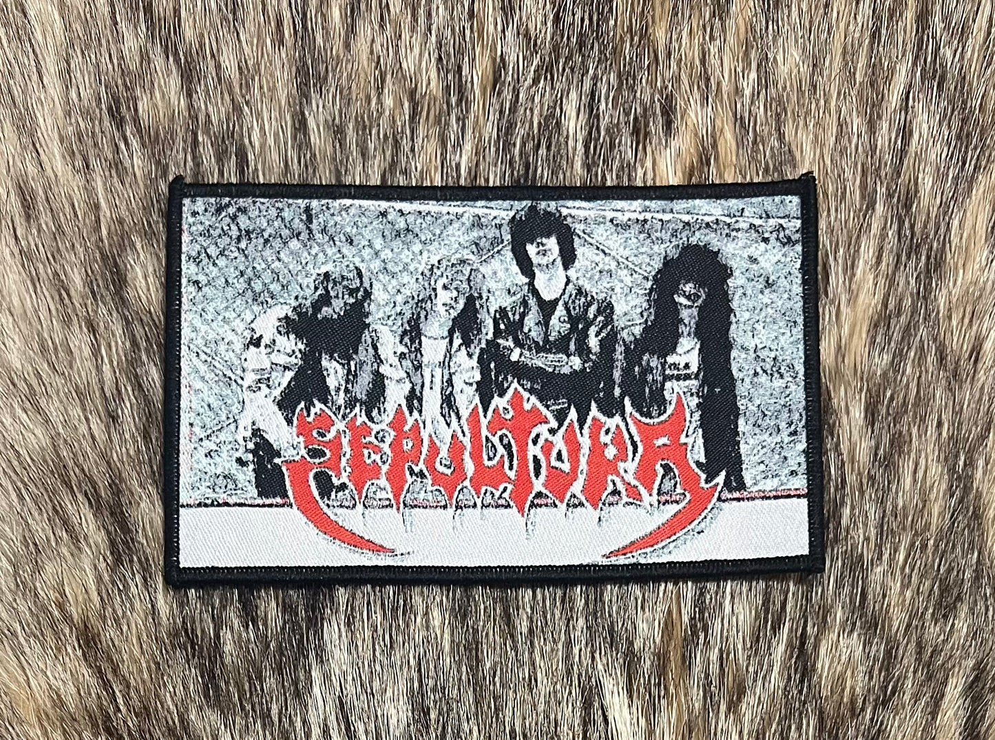Sepultura - Old School 80's Band Member Photo Patch