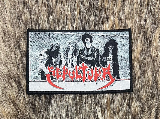 Sepultura - Old School 80's Band Member Photo Patch