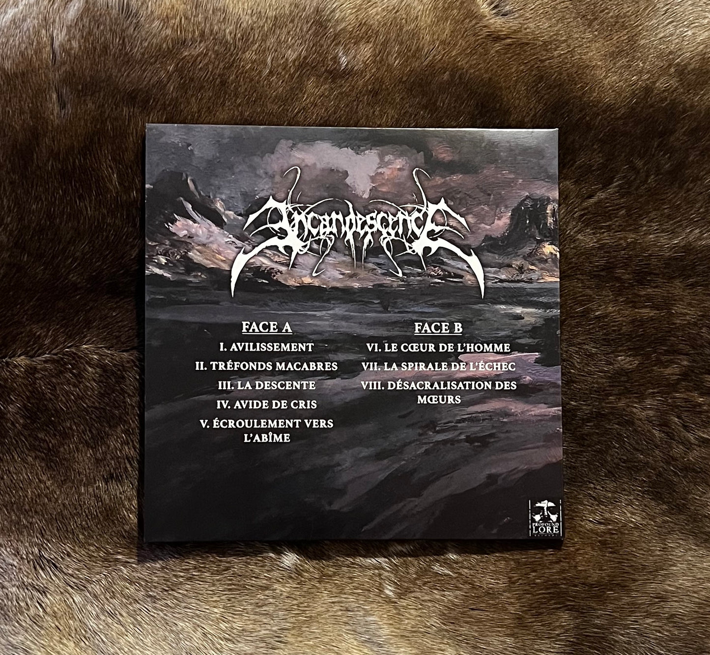 Incandescence - Le Couer De L'Homme 12" Black Vinyl