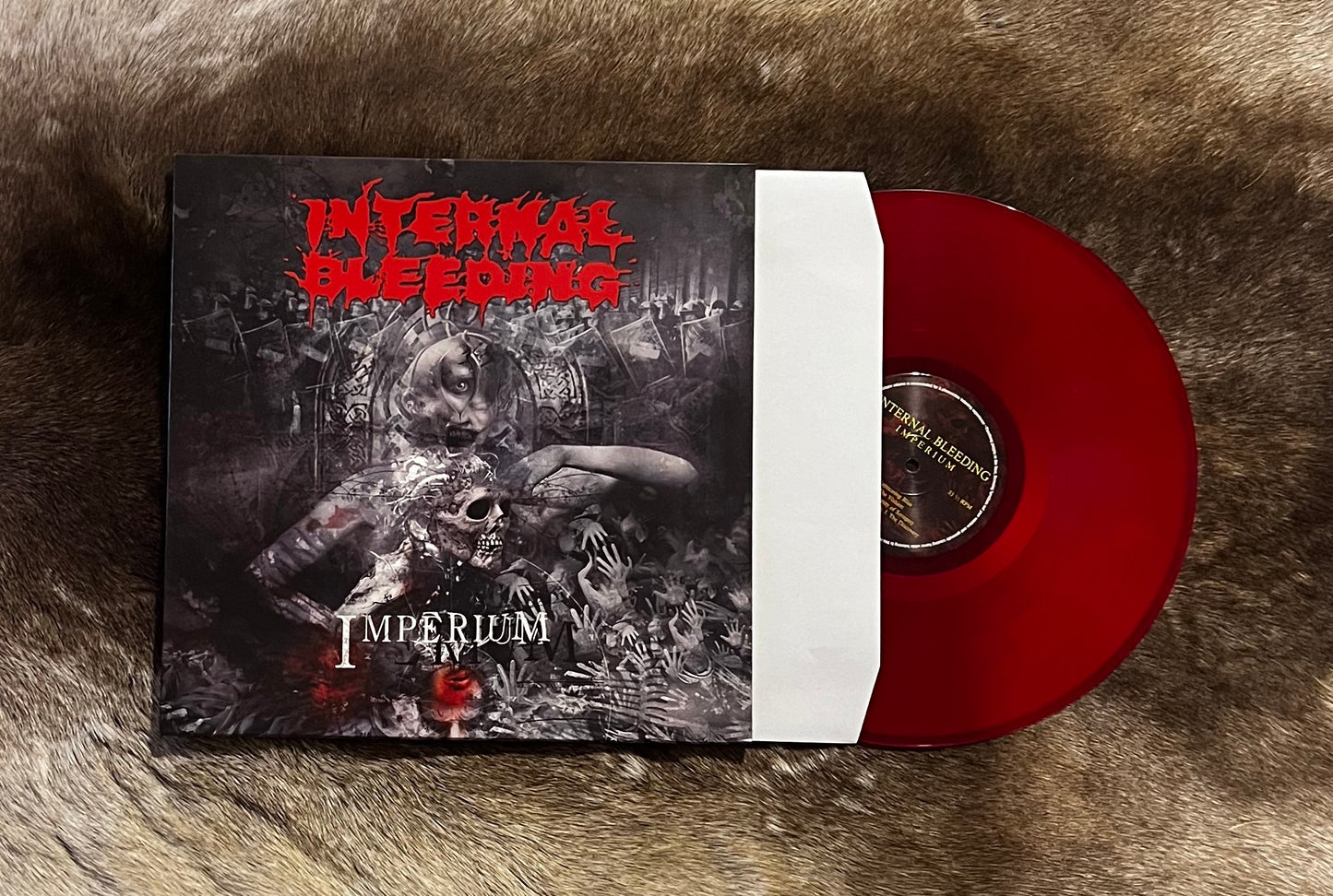 Internal Bleeding - Imperium 12" Blood Red Vinyl