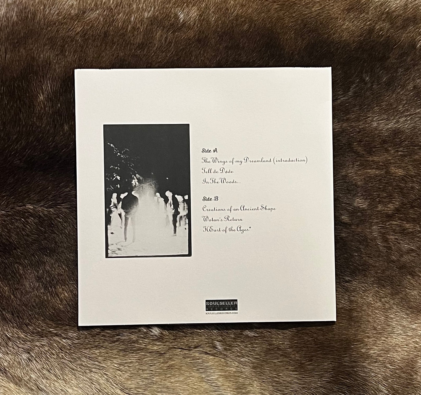 In The Woods - Isle Of Men 12" White & Black Marble Vinyl