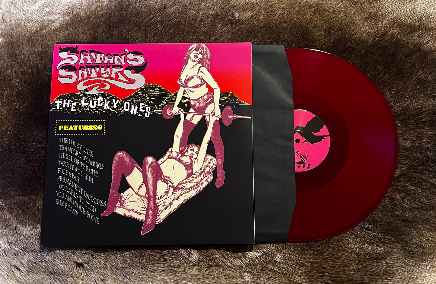 Satan's Satyrs - The Lucky Ones 12" Red Vinyl