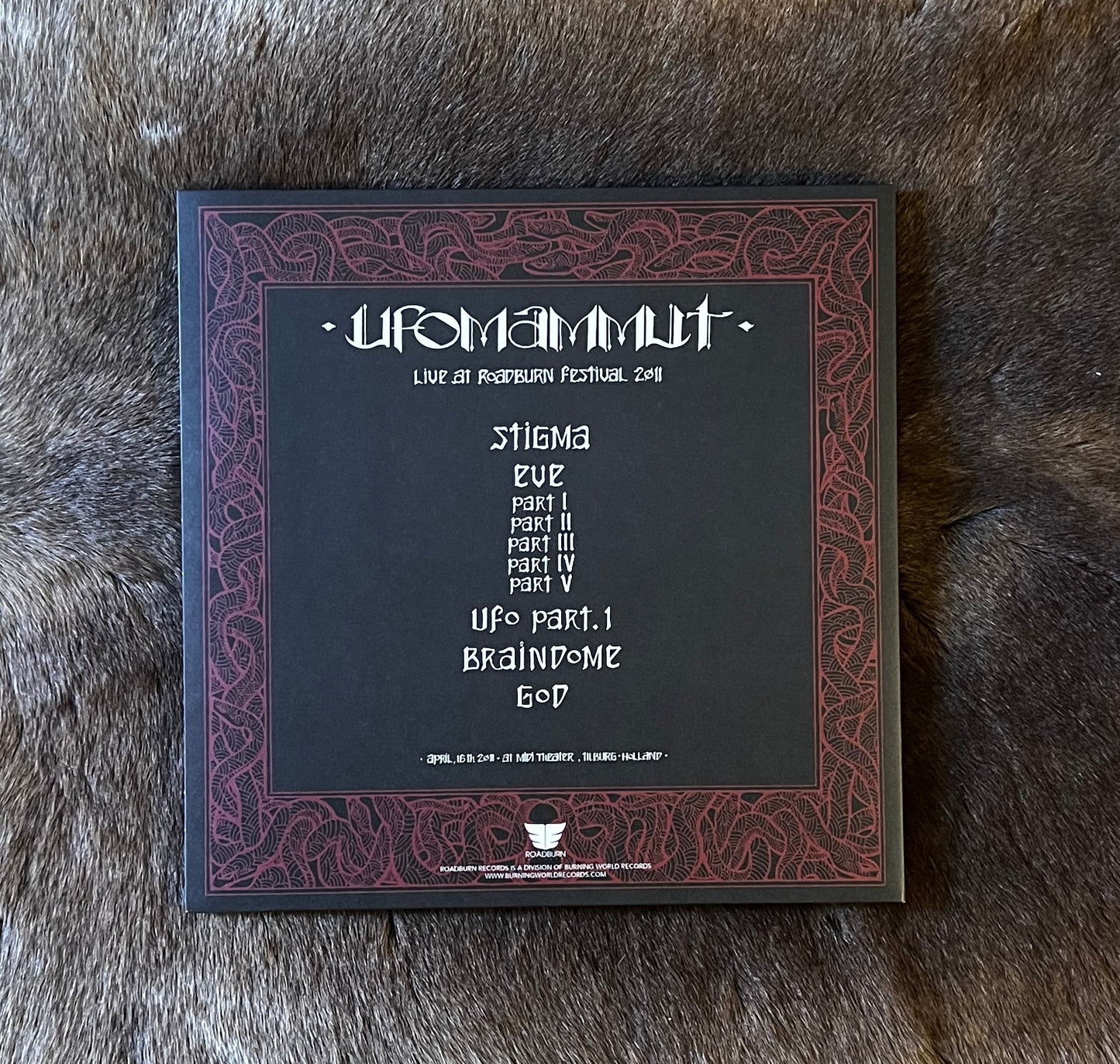 Ufomammut - Live at Roadburn 2011 12" Black Vinyl