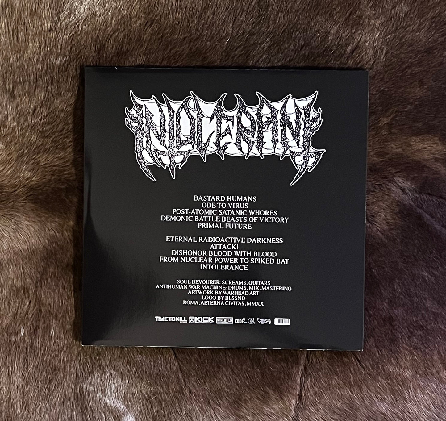 Intolerant - Primal Future 12" Black Vinyl