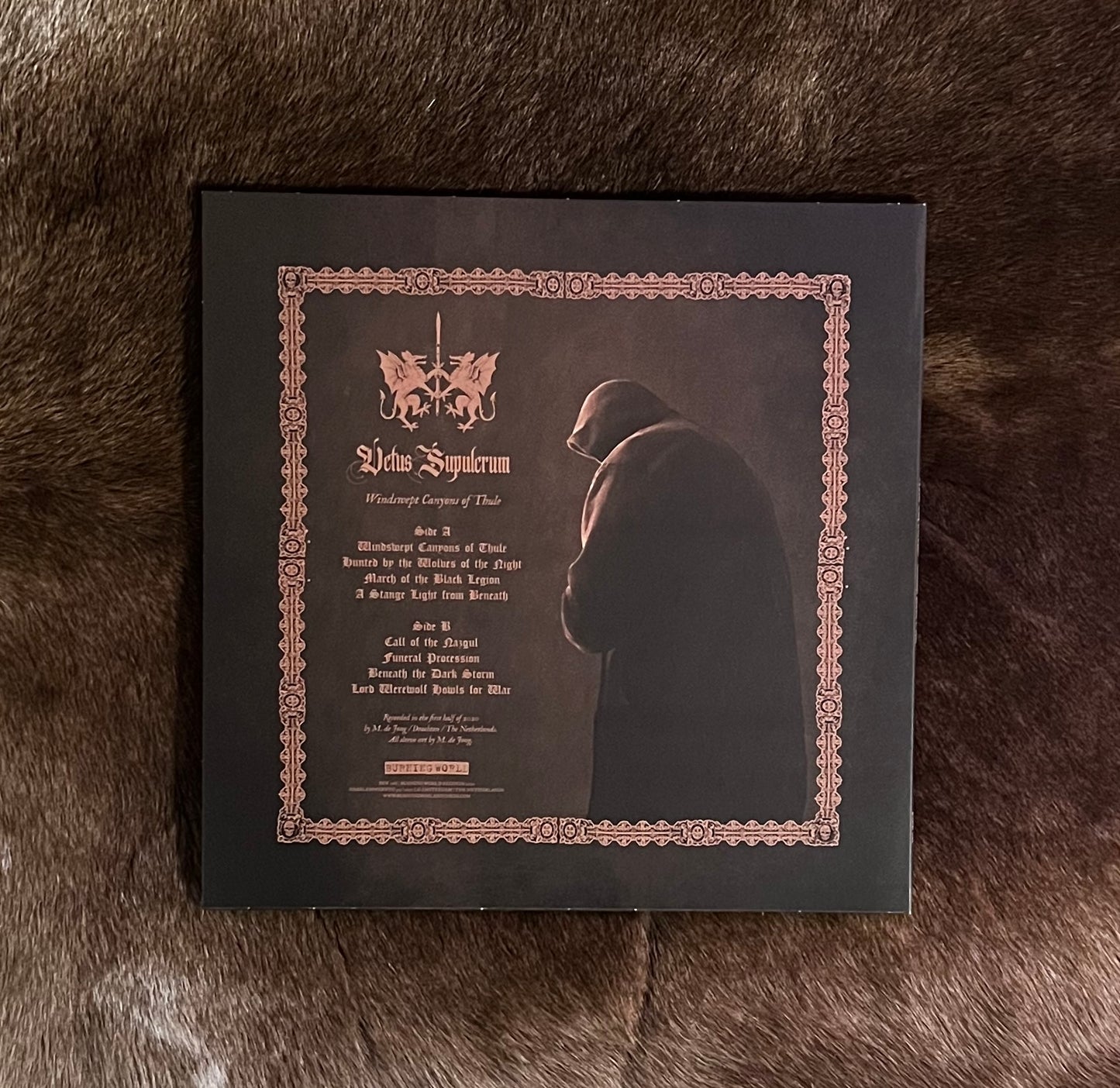 Vetus Supulcrum - Windswept Canyons Of thule 12" Brown With Black Splatter Vinyl