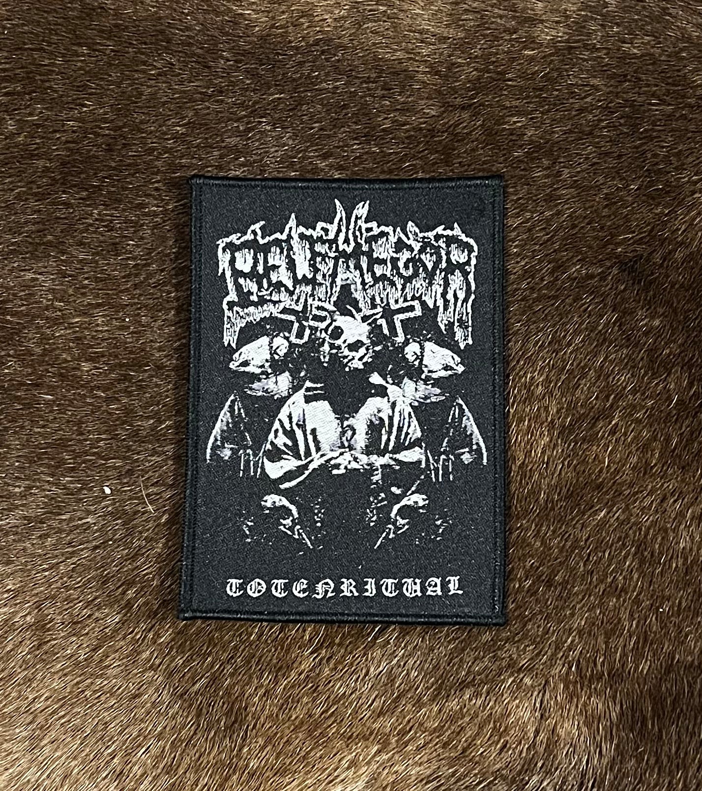Belphegor - Totenritual Black Border Patch