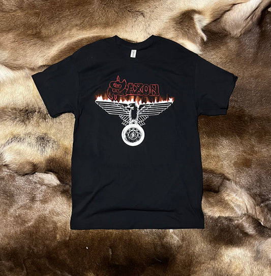 Saxon - Wheels of Steel Short Sleeved T-shirt