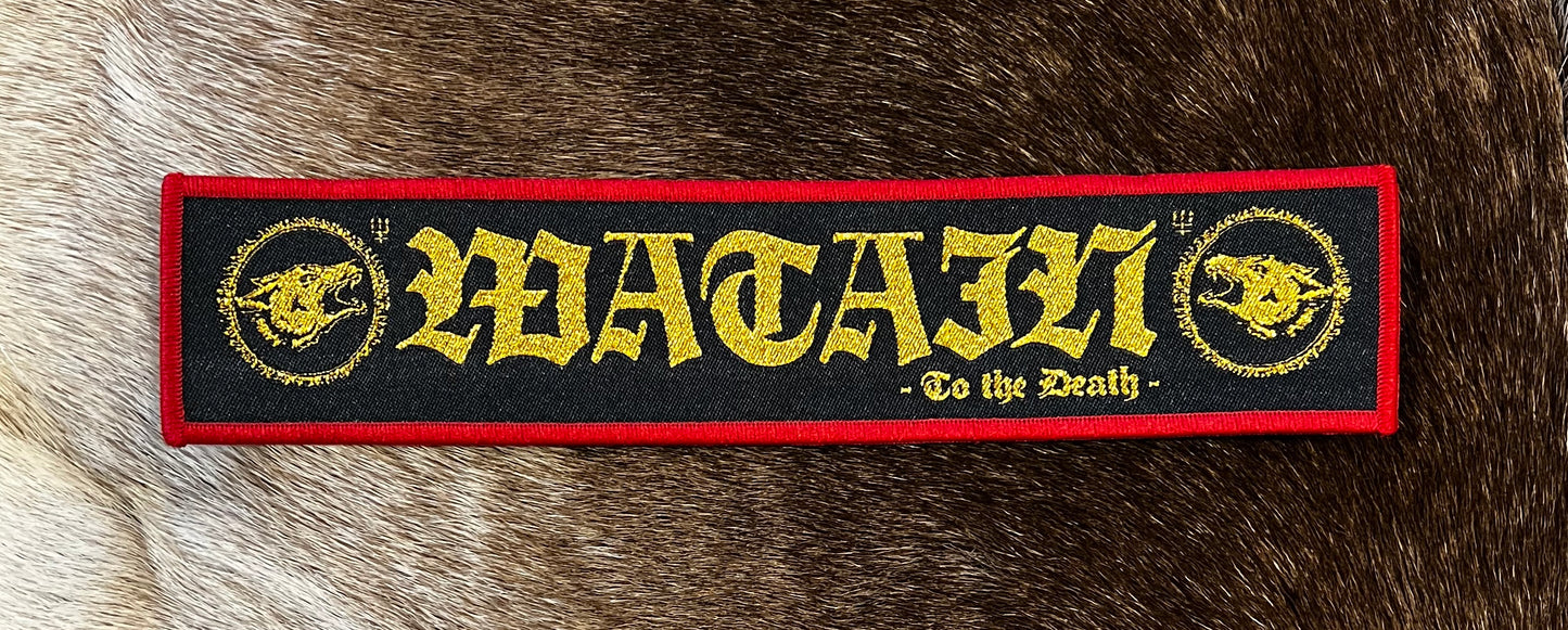 Watain - To The Death Strip Patch