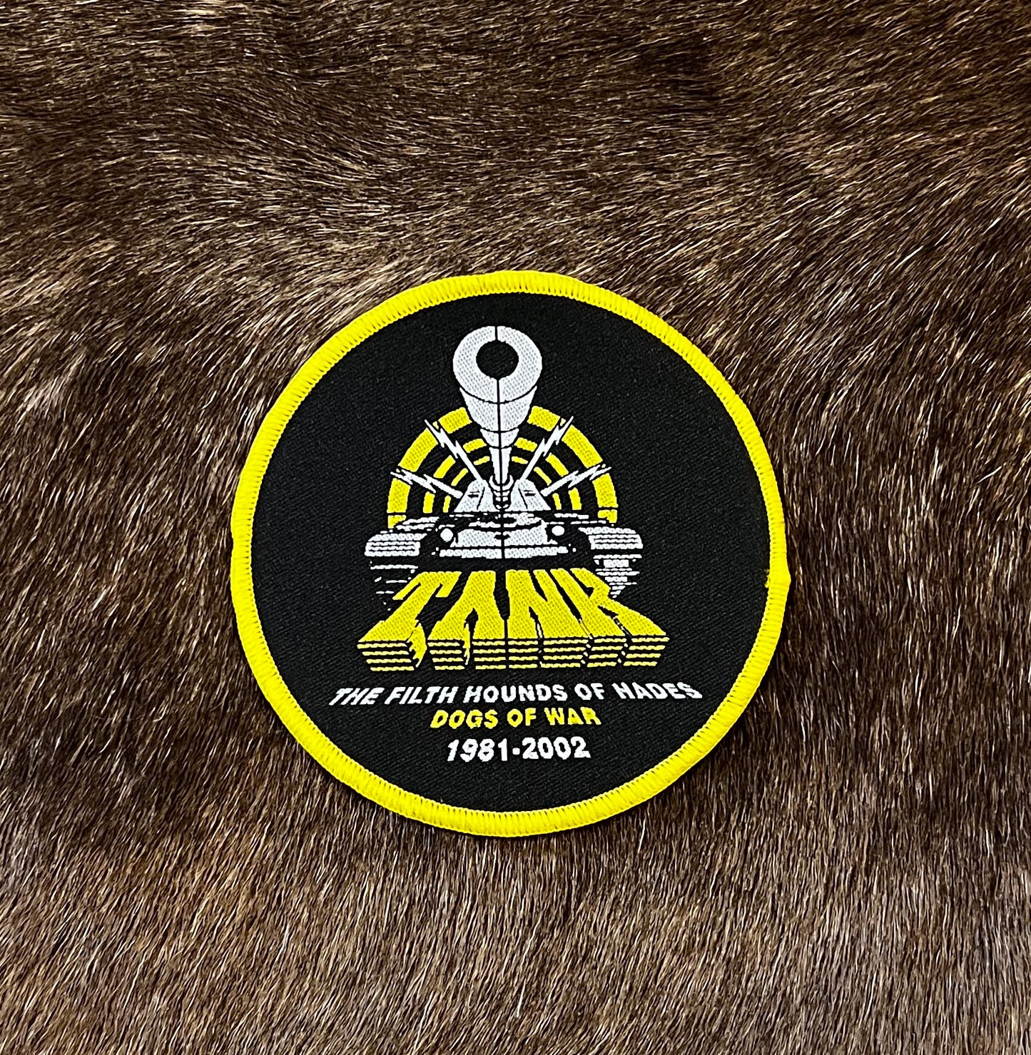 Tank - Filth Hounds Of Hades Cirular Patch