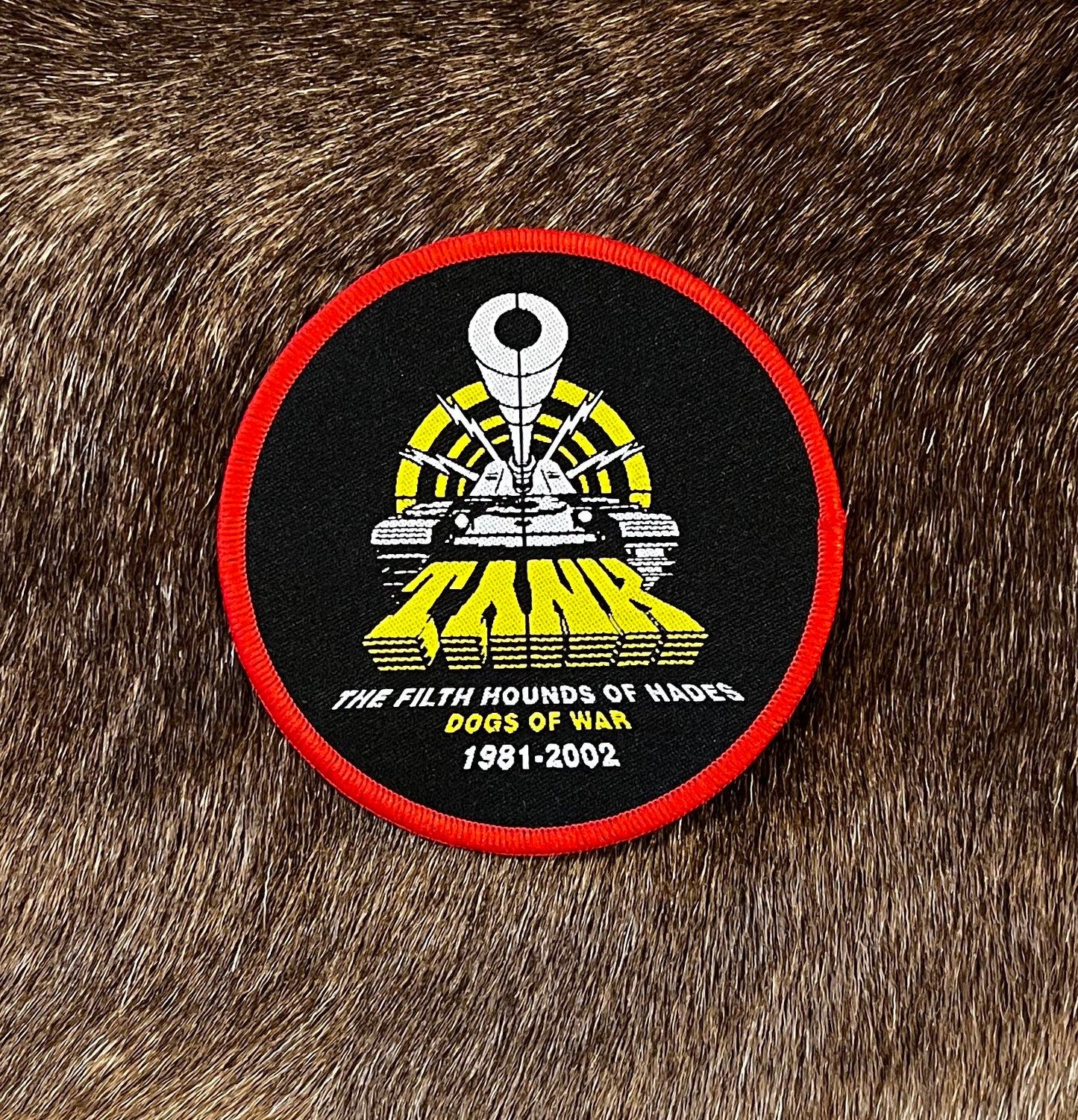 Tank - Filth Hounds Of Hades Cirular Patch