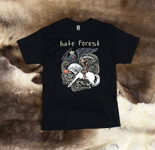 Hate Forest - With Fire And Iron Short Sleeved T-shirt