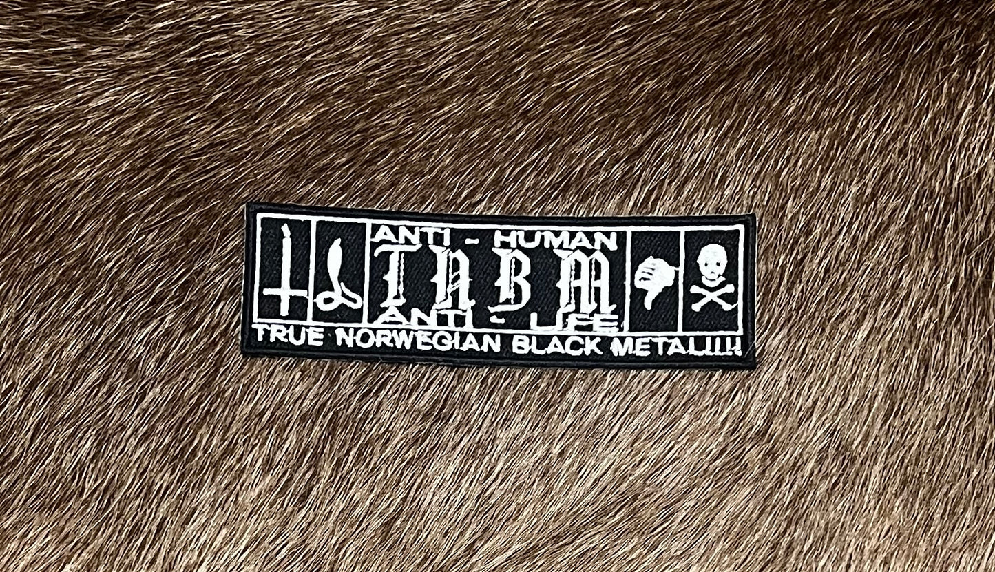 True Norwegian Black Metal Logo Patch