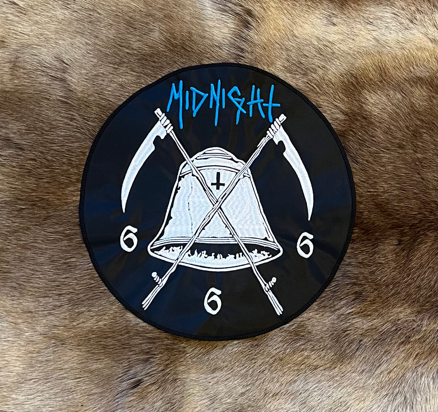 Midnight - Large Circular Blue Logo Patch