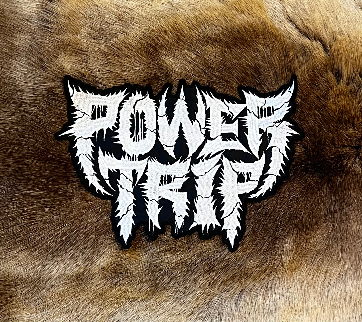 Power Trip - Large Logo Cut Out Patch
