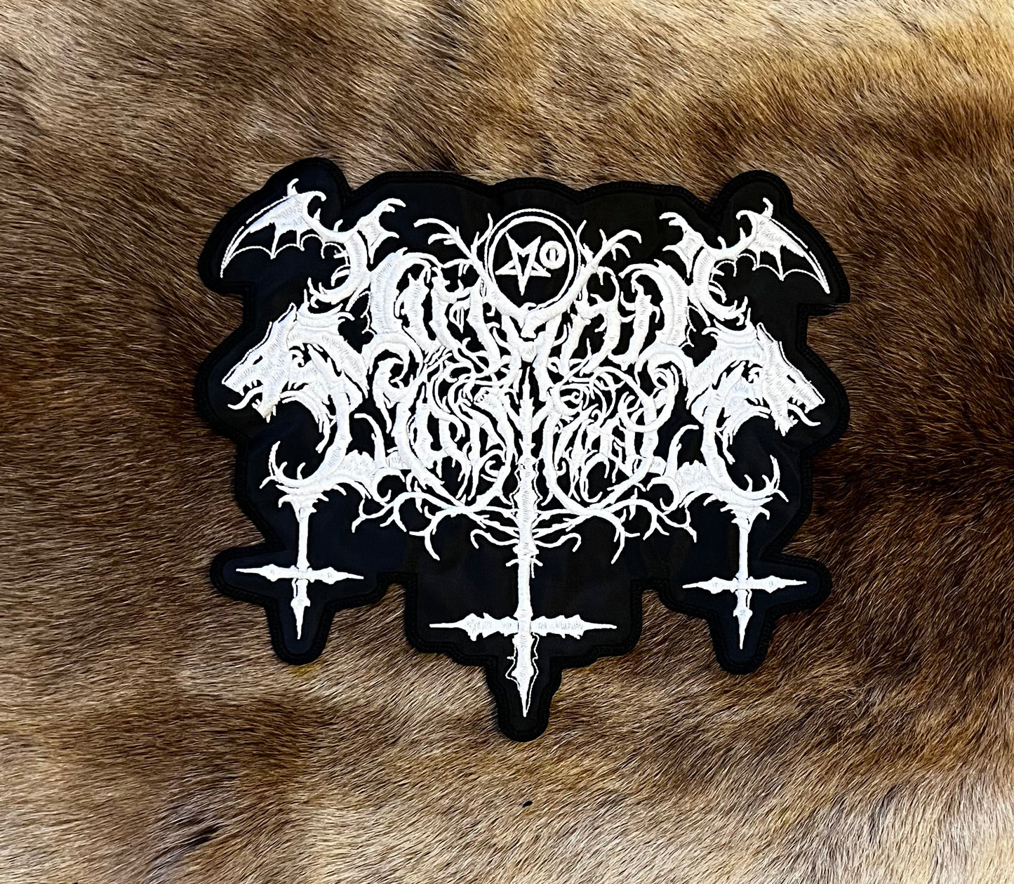 Satanic Warmaster - Large Logo Cut Out Patch