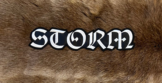 Storm - Large Logo Cut Out Patch