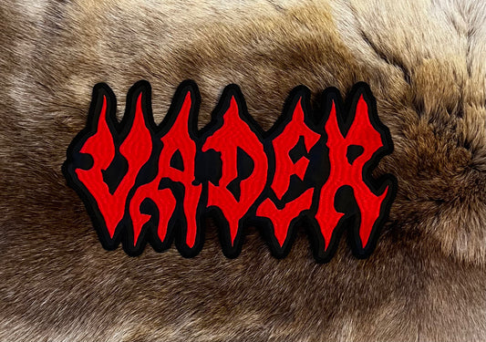Vader - Large Red Logo Cut Out Patch